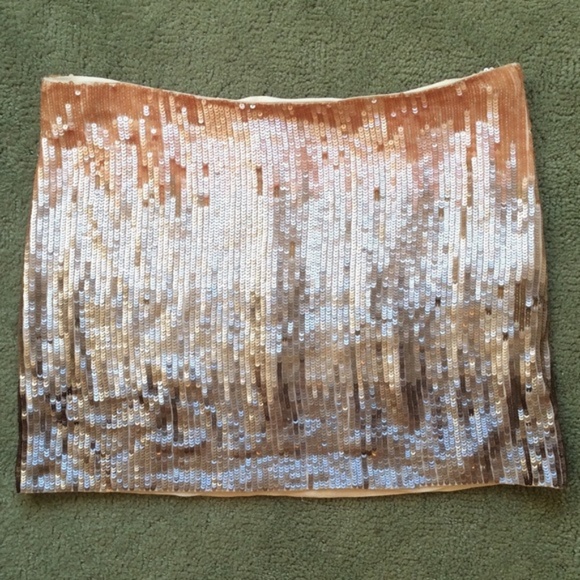 NWOT Haute Hippie Ombré Sequin Mini Skirt - Picture 2 of 9